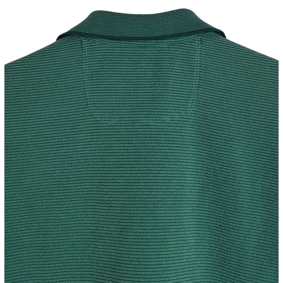 Tommy bahama size M striped short sleeves polo shirt green - Picture 5 of 10
